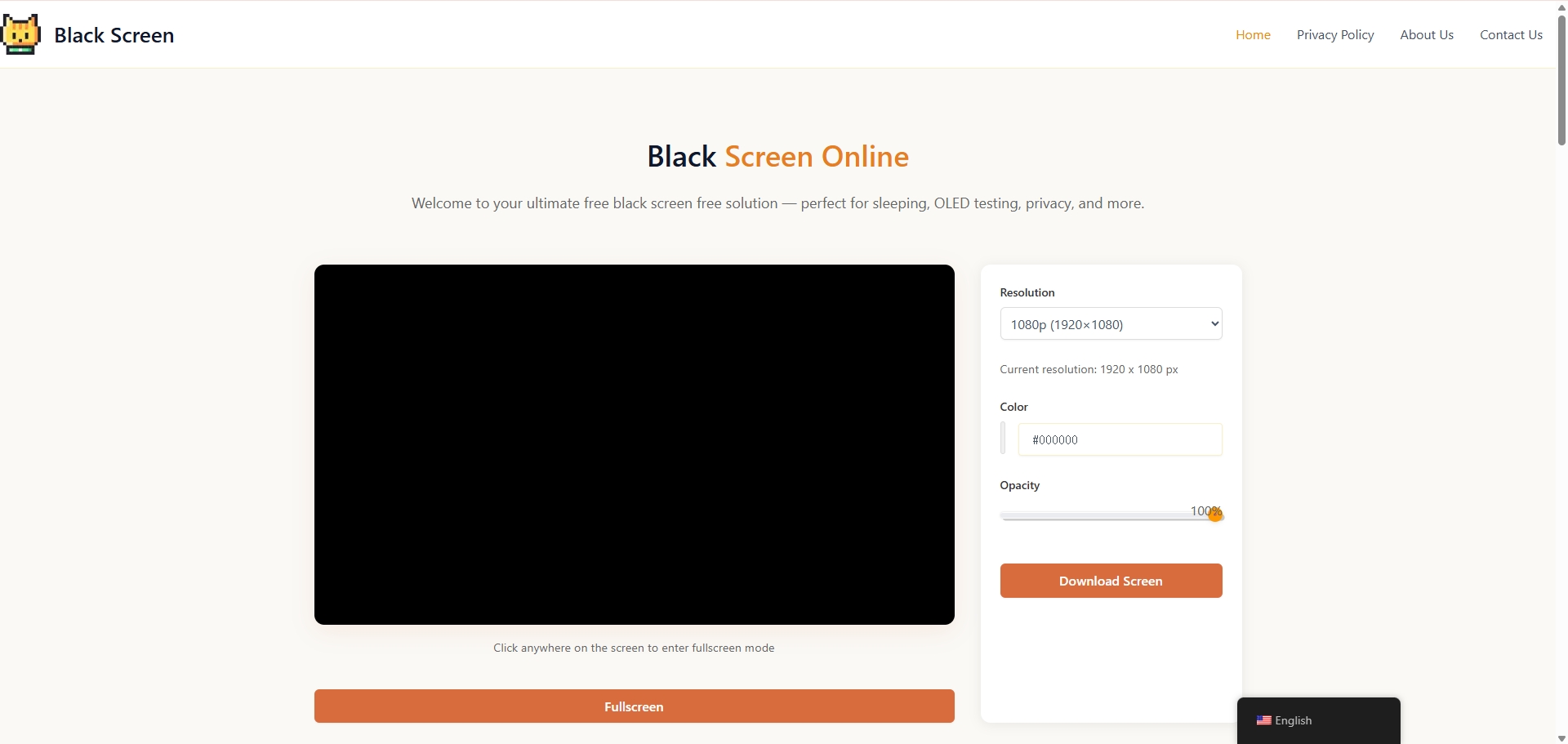 Black Screen Online